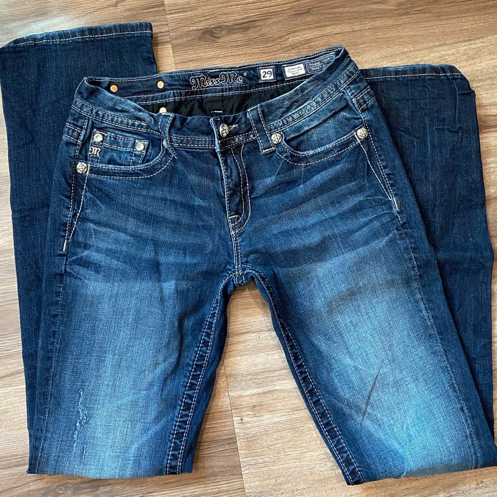Miss Me signature boot cut jeans